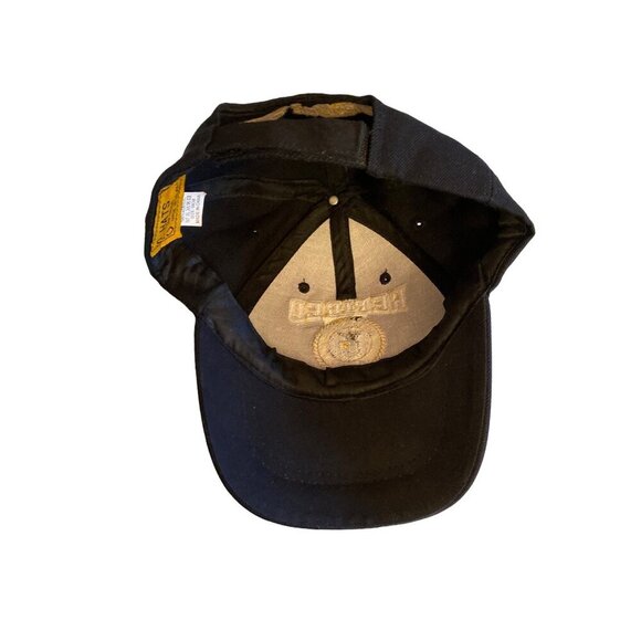 Retired Air Force Black Adjustable Baseball Hat With Embroidered Logo & Text - Picture 6 of 8
